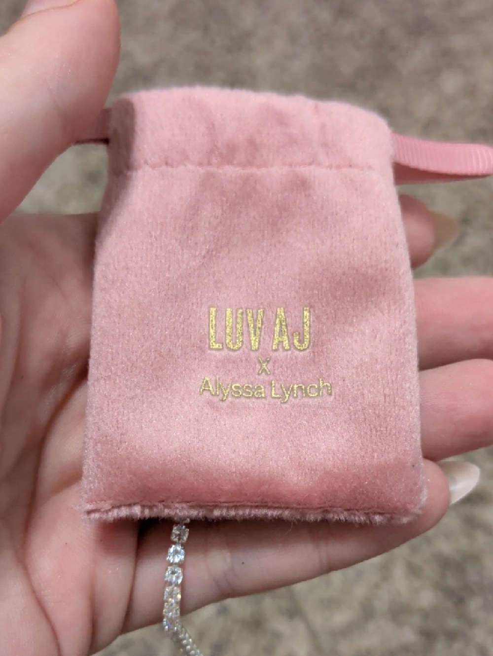 Luv AJ x Alyssa Lynch silver tennis necklace - Picture 8 of 8